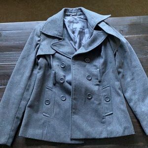 Grey Peacoat
